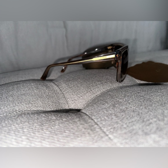VINTAGE GUCCI Designer Sunglasses Brown Square GG 3179 OTOS8 19466 - Picture 5 of 16